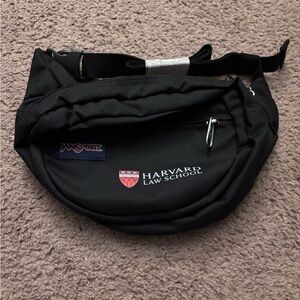 Jansport Harvard law school logo Fanny pack cross body bag